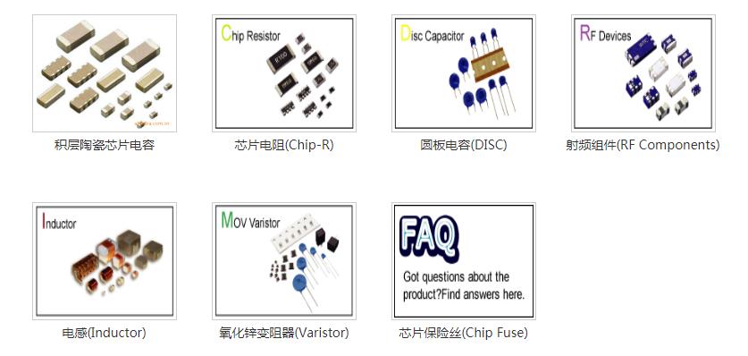 华新科产品线